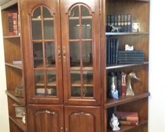 Entertainment Armoire/Display Bookcase