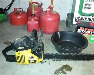 ChainSaw, Gas Cans