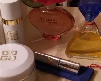 variety of perfumes, eau de parfume. Also Gucci, Oh, Lola!