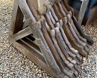 Antique large sized architectural corbels