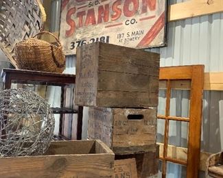 Large sized Vintage Stanson Co Used Auto metal advertising sign, worn paint, old graffiti, no area code