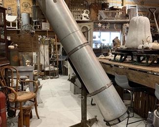 Vintage 10” reflector telescope - lens was removed for transport and is included