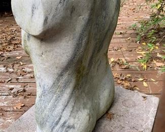 Look how the striations in the stone look like muscles in the back