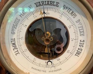 french barometer, antique
