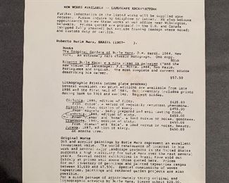 Roberto Burle Marx bio