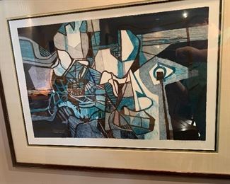 Second signed Roberto Burle Marx lithograph