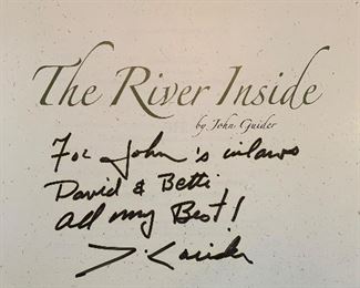 Signed Mississippi River book by John Guider