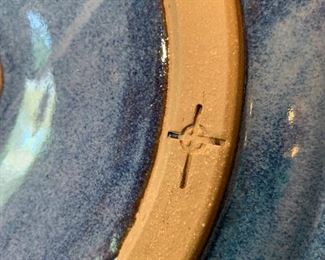 Mark -Celtic cross on pottery dishes