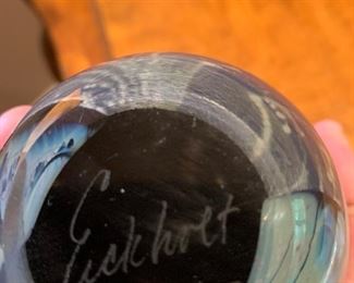 Eickhart glass paperweight