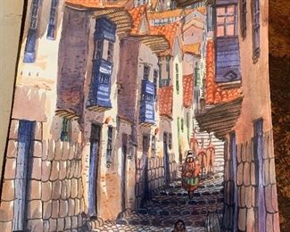 South American water color