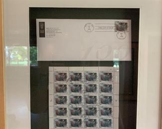 Framed Landscape Architect stamps