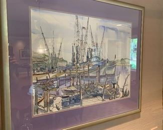 Lewis Clarke Raleigh, NC watercolor