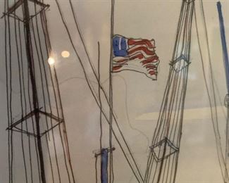 Lewis Clarke Raleigh, NC watercolor