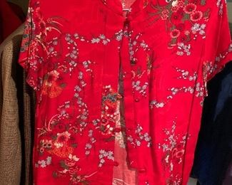 Asian silk blouse