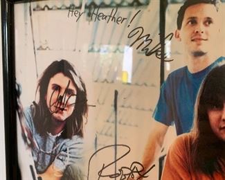 Go-Go-Dolls signed framed poster