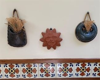 pottery wall pockets