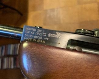 Gamo pellet gun, Spain