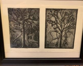 Black and white prints