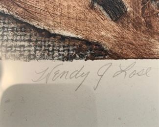 Wendy Lose, Louisville artist print