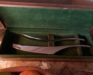 Italian mid century carving set