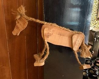 Marionette of a horse