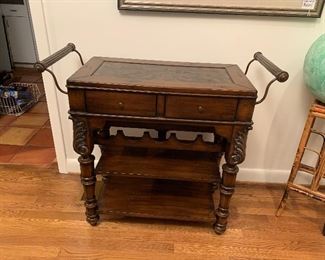 Server with wine rack