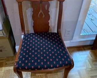 Chairs from gate leg table and chairs