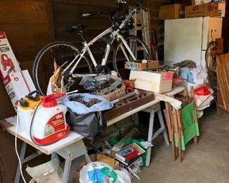 A view of the garage