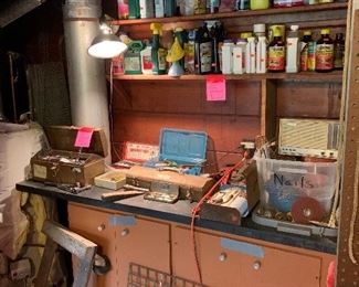 A view of the garage