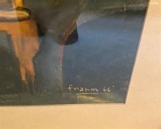 Signed Frahm 66 Art