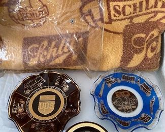 Schlitz Blanket, UPS Advertising Ruffled Dish