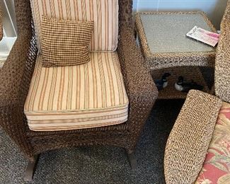 Wicker Furniture - Excellent Condition, used on enclosed back porch.