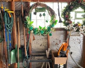 Wreaths, Yard Tools