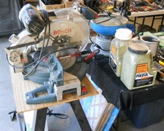 Bosch  miter saw with stand