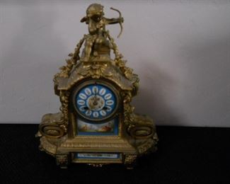 French style and cupid clock 