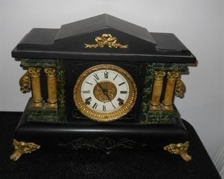 ornate antique mantle clock