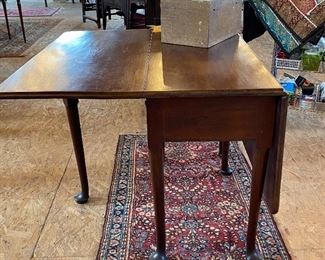 Antique drop leaf table