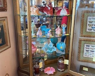 Royal Dolton Figurines, Pickle Castors, Art Glass