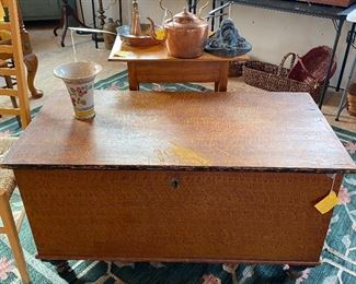 Antique Painted Blanket Chest