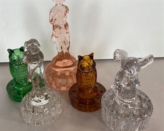 Vintage Cambridge Glass Flower Frogs