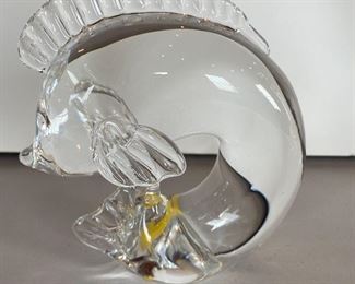 Steuben Glass Dolphin