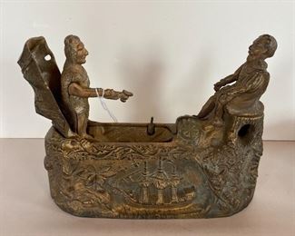 Antique Columbus Cast Iron Mechanical Bank