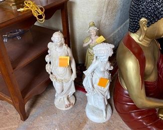 Alabaster, Bisque & Porcelain statues