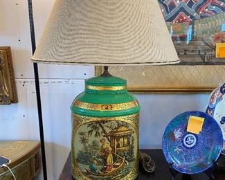 Tea Canister Lamp (one of two)