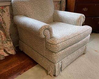 Upholstered club chair