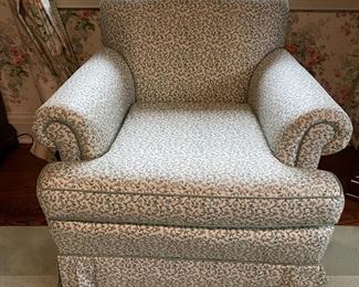 Upholstered club chair