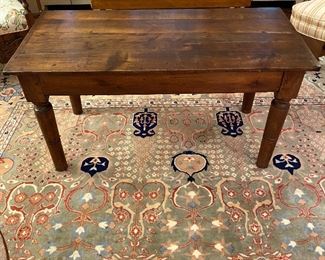 Antique bench/table with on drawer