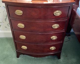 Thomasville bowfront chest