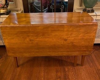 Antique drop leaf table