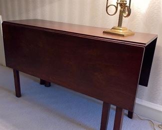 Antique drop leaf table